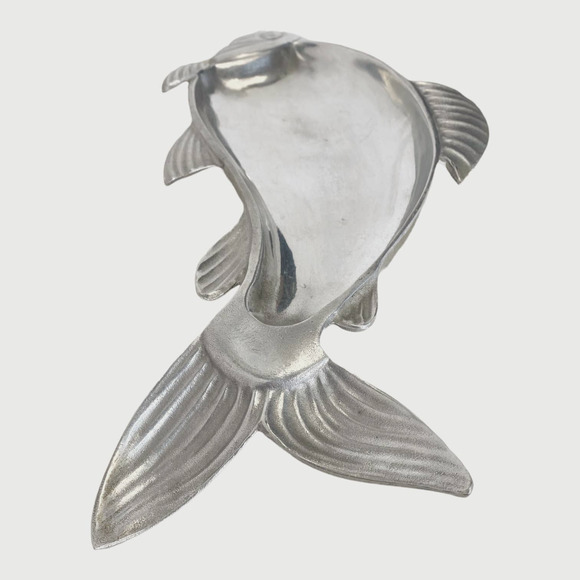 Salmon Shaped Serving Platter Pewtarex - Picture 8 of 13